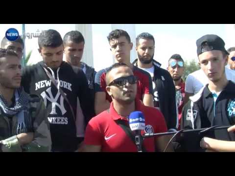 طلبة جامعة عباس لغرور يشلون الدراسة