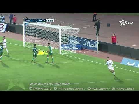 شاهد لحظة تسجيل الهدف الثاني للوداد ضد مولودية وجدة