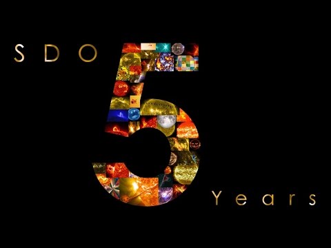 شاهد مقطع رائع للشمس خلال 5 سنوات