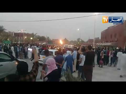 شاهد أنصار الخضر يحتفلون بالتأهل لنصف نهائي الكان‎