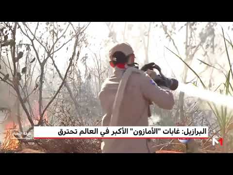 غابات الأمازون الأكبر في العالم تحترق في البرازيل